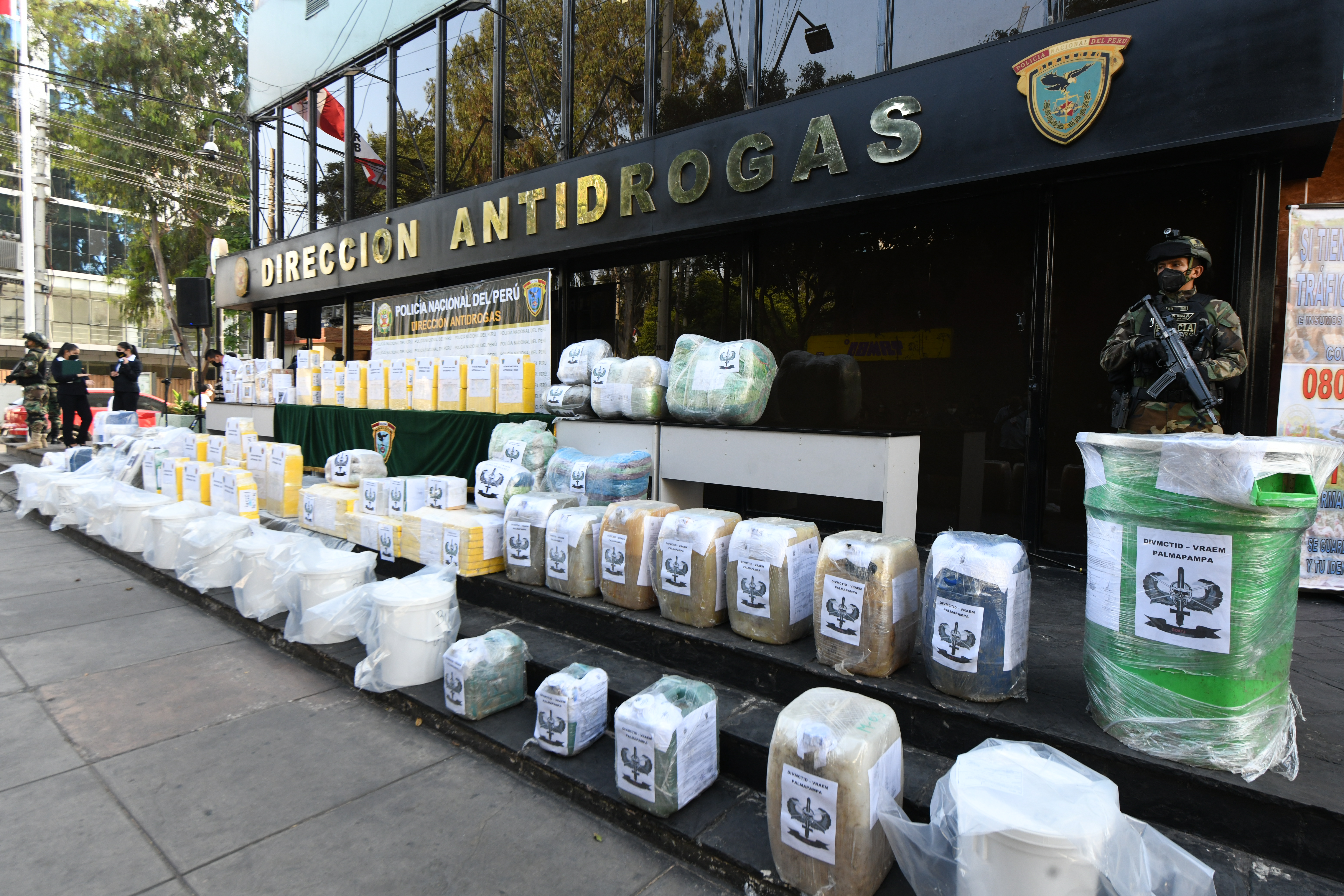 Dirandro decomisó más de 28 toneladas de droga en los últimos 100 días
