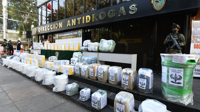 Dirandro decomisó más de 28 toneladas de droga en los últimos 100 días