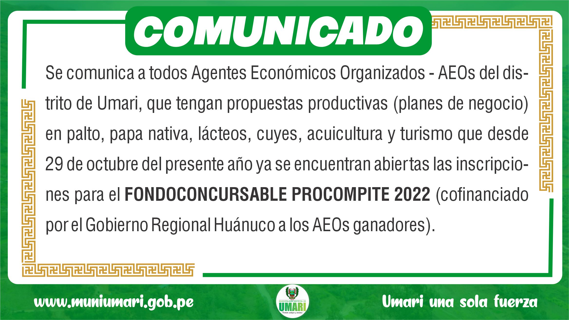 Comunicado