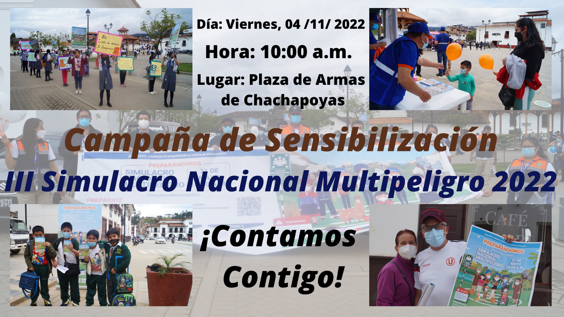 Gráfica de la Campaña de Sensibilización del III SNM 2022.