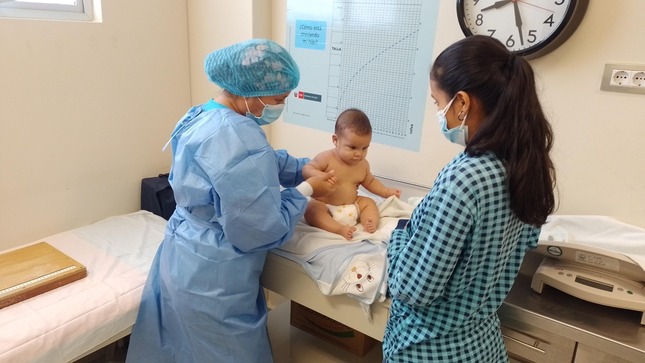 Atención de niños y niñas menores de 5 años en el hospital de Tocache.