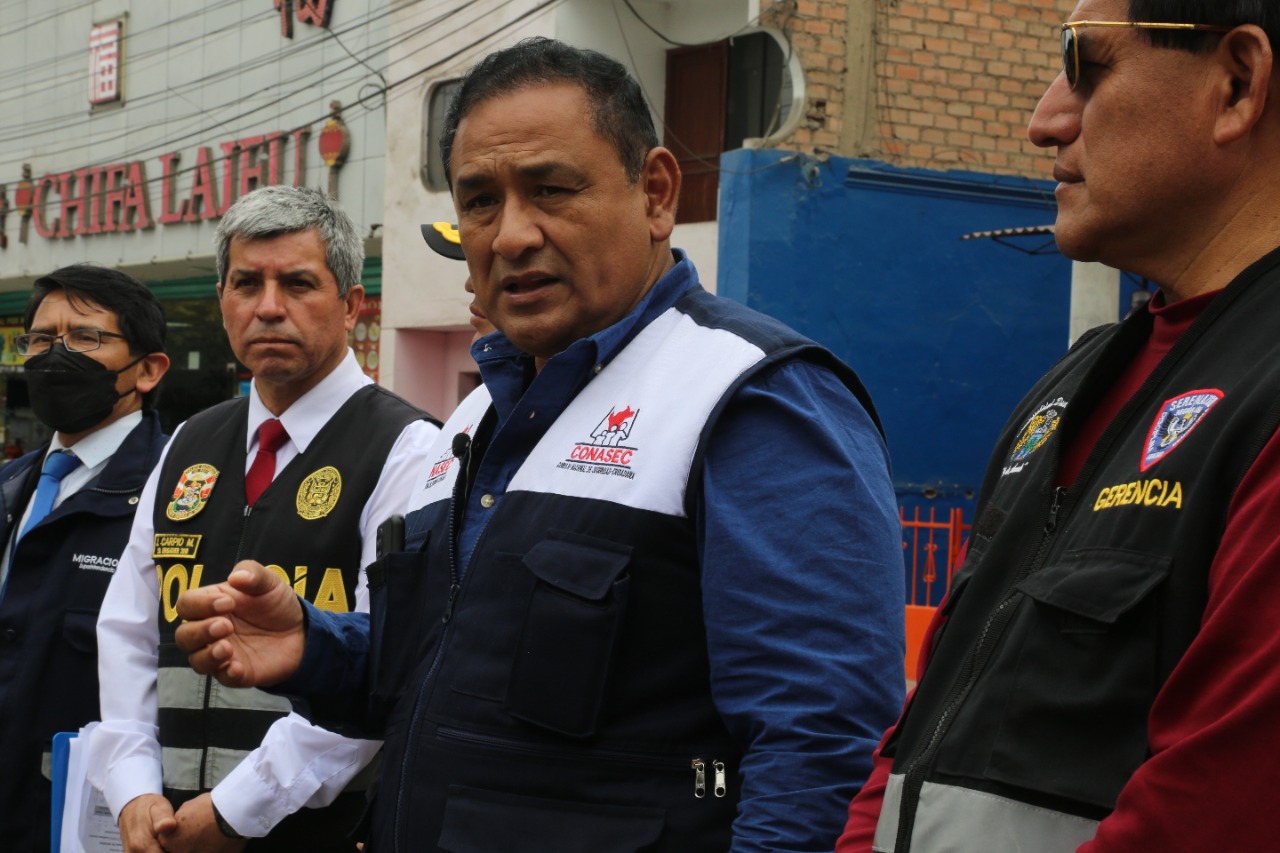 Mininter supervisa patrullaje integrado en Chancay para combatir la delincuencia