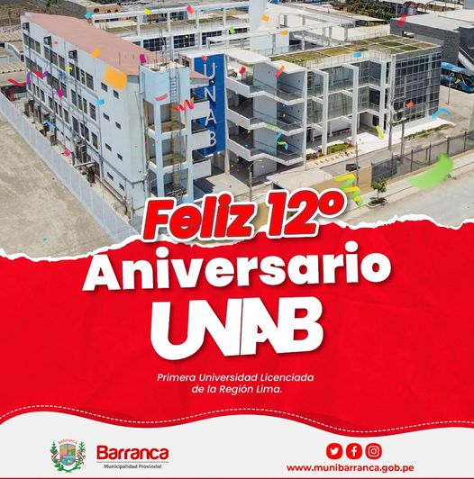 Feliz aniversario Universidad Nacional de Barranca