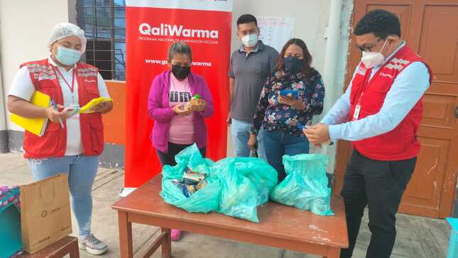 Desayunos escolares en Tumbes