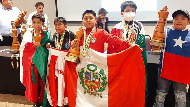 Niño Huaralino Luis Santiago Perez ganó Torneo Panamericano Escolar de Ajedrez desarrollado en Bolivia