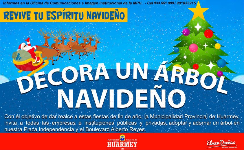 Decora un arbol navideño