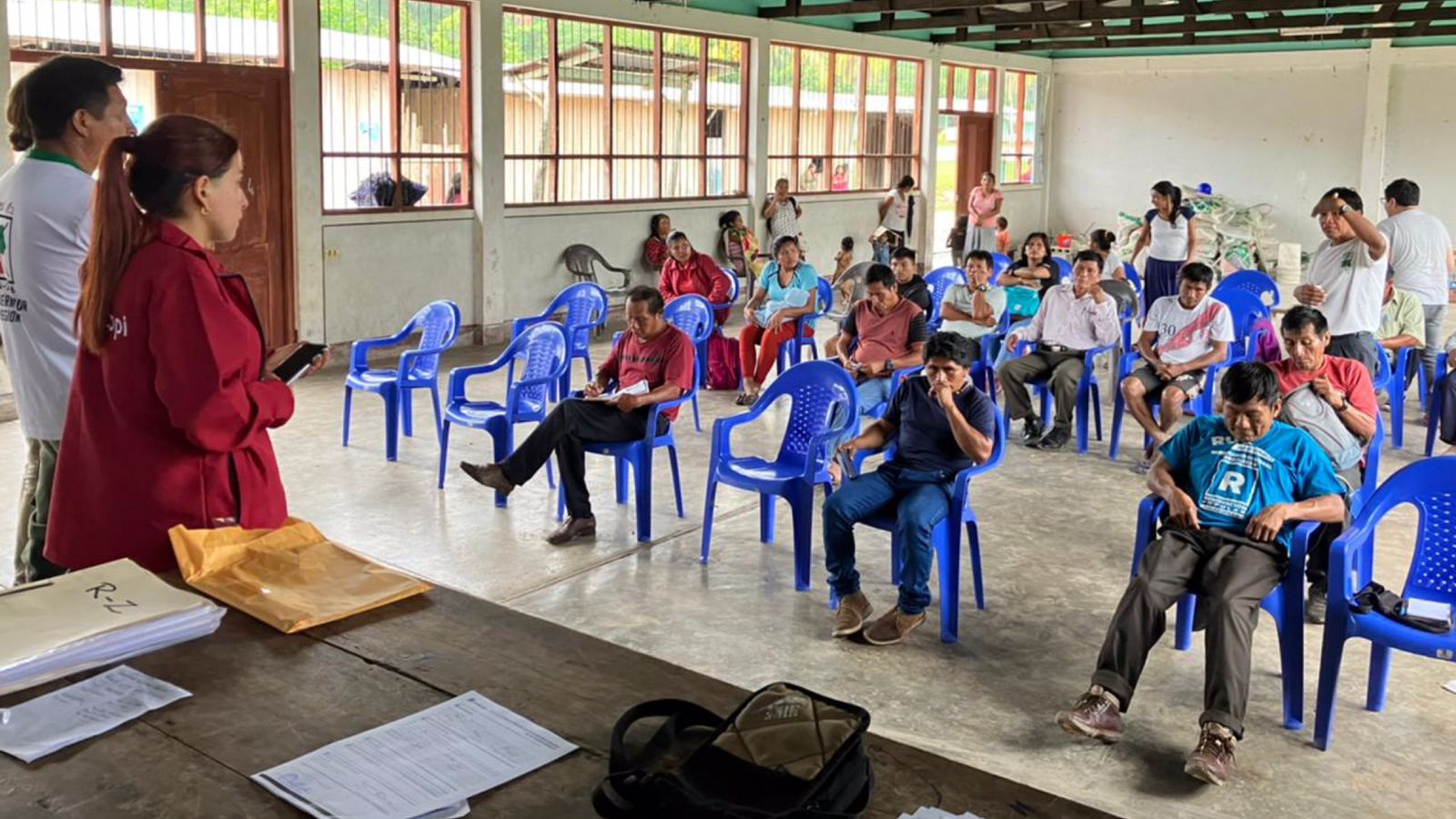 En Chiriaco, Amazonas, el Indecopi dictó talleres para el registro de 230 conocimientos colectivos del pueblo awajún