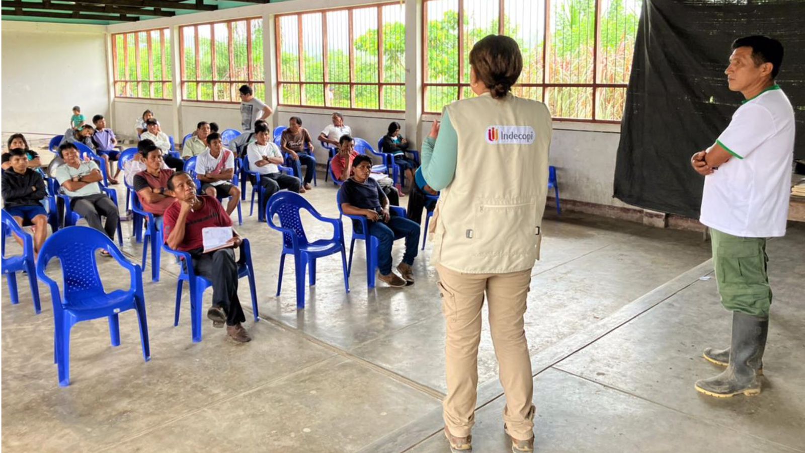 En Chiriaco, Amazonas, el Indecopi dictó talleres para el registro de 230 conocimientos colectivos del pueblo awajún