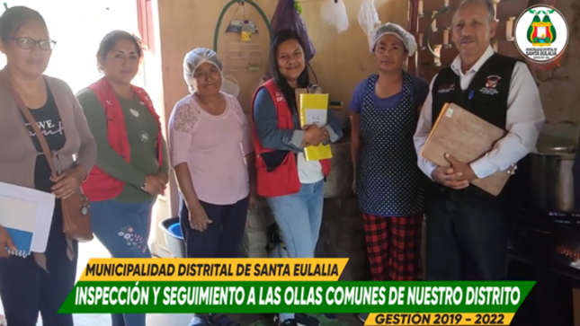SUPERVISIÓN Y SEGUIMIENTO A LAS OLLAS COMUNES BENEFICIADOS POR EL PROGRAMA QALI WARMA