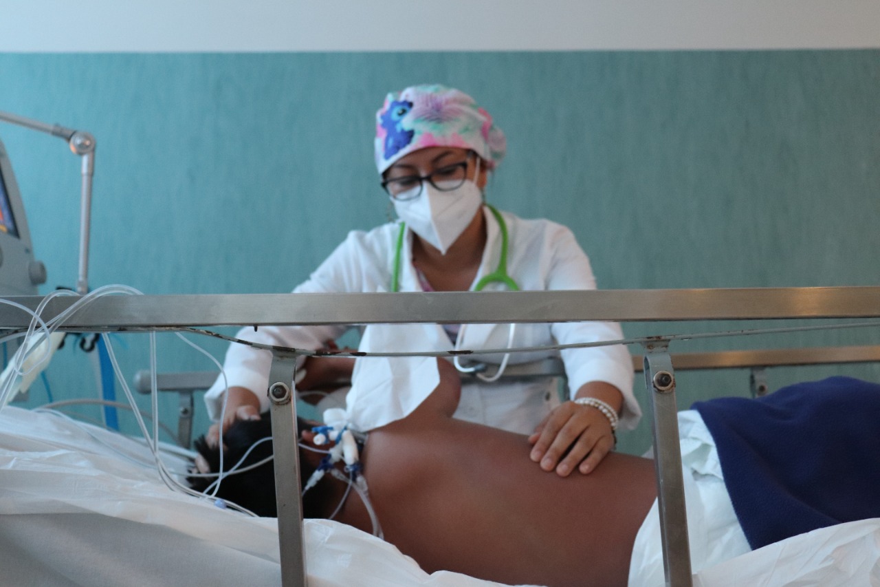 En la UCI Pediatrica del Hospital de Tarapoto se atienden casos criticos.