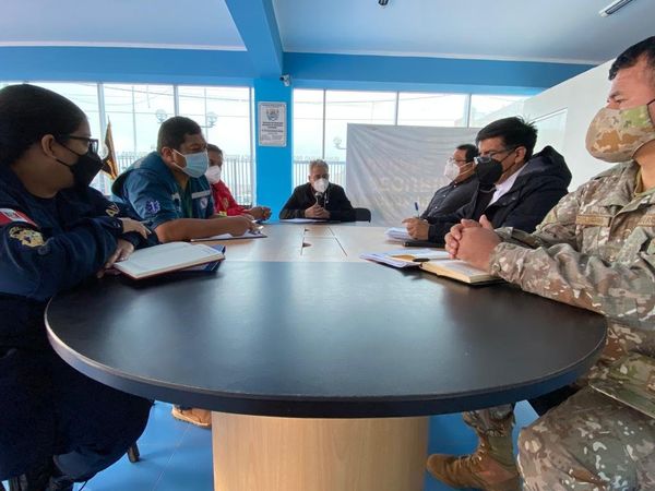 Integrantes de la plataforma de Defensa Civil sostienen importante reunión