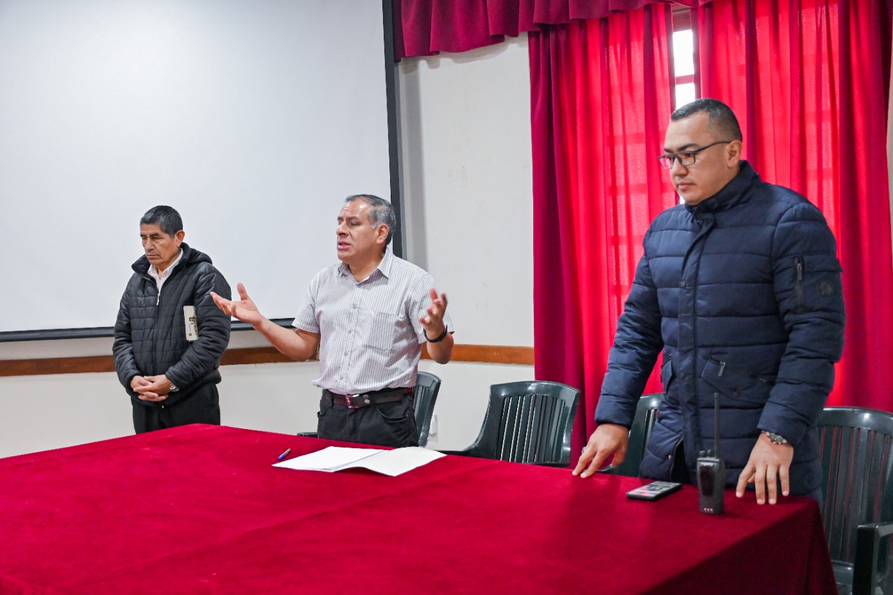 Reunión de coordinación sobre seguridad ciudadana convocada por la Municipalidad de Chachapoyas