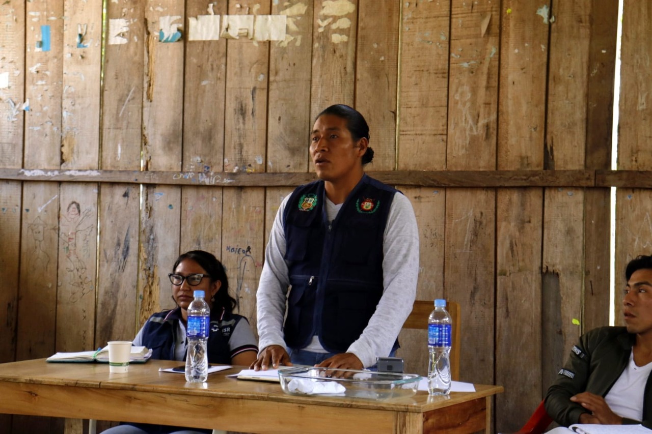 Jefe de la comunidad nativa Huascayacu, Sr. Porfirio Yagkitai.