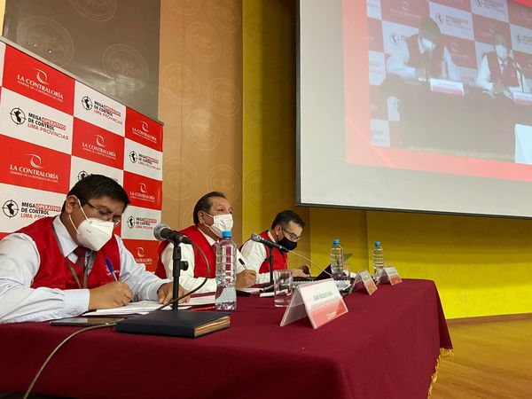 Alcalde y Gerente Municipal participan de la presentación de MegaOperativo