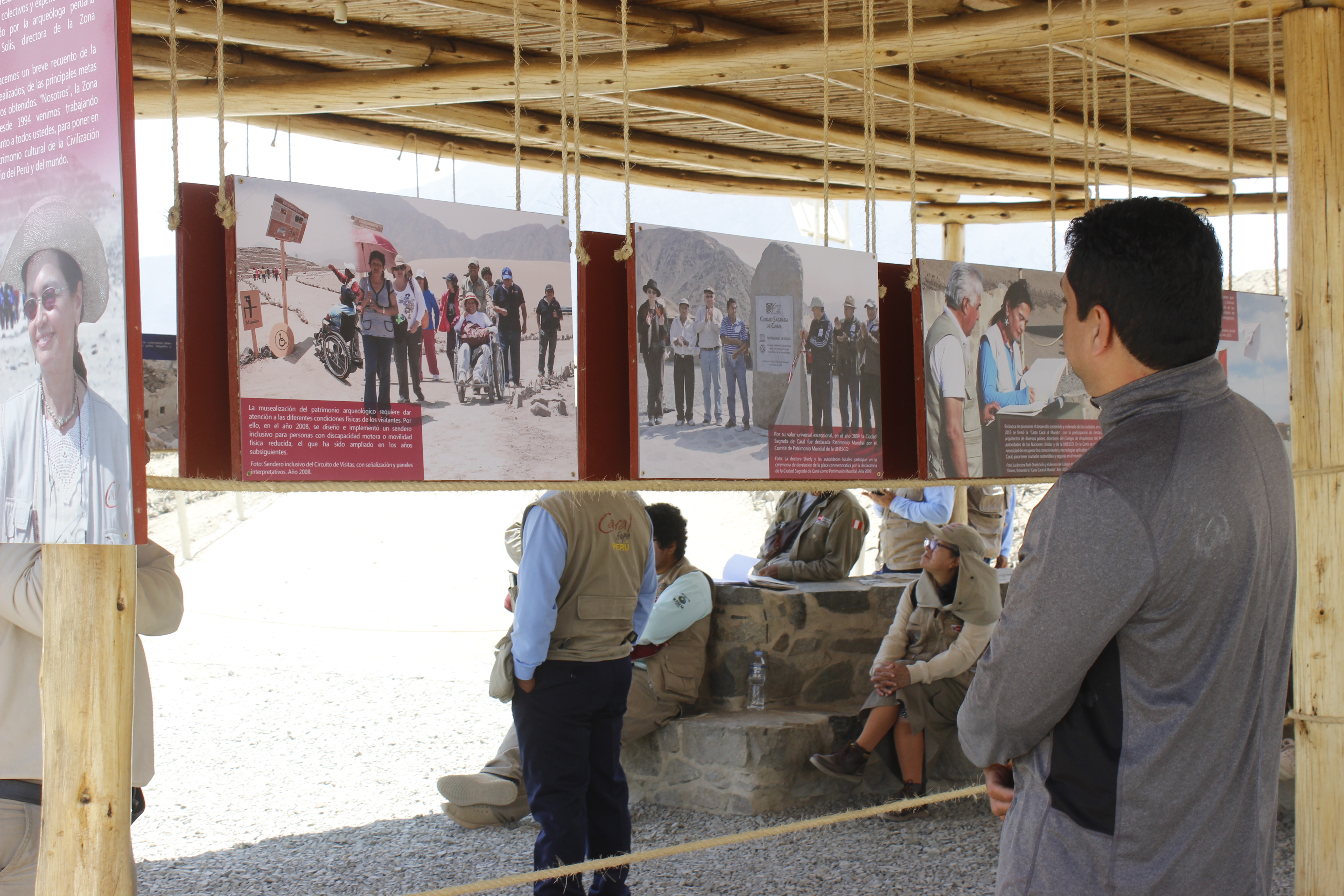 Exposición de fotográfica “ÑUQANCHIK” en la Ciudad Sagrada de Caral