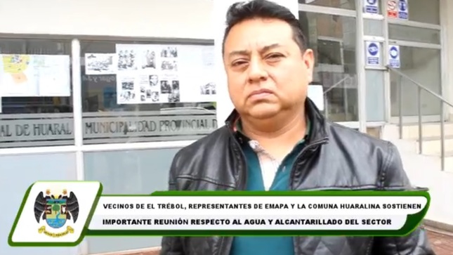 Vecinos de El Trébol, representantes de EMAPA y la Municipalidad sostienen importante reunión respecto al agua y alcantarillado del sector