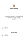 Vista preliminar de documento MODIFICACIÓN DEL PLAN OPERATIVO INSTITUCIONAL DEL AÑO 2022