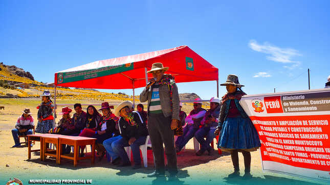 INICIAN LA CONSTRUCCIÓN DEL PROYECTO “MEJORAMIENTO Y AMPLIACIÓN DEL SERVICIO DE AGUA POTABLE Y CONSTRUCCIÓN DE UNIDADES BASICAS DE SANEAMIENTO (UBS) EN EL ANEXO HUINTOCCOYO DE LA COMUNIDAD CAMPESINA DE URINSAYA – YAVINA – SANTO TOMÁS”