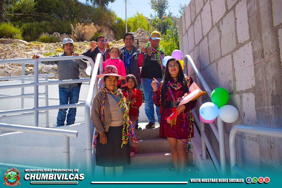 INAUGURACIÓN DE LA OBRA “CREACIÓN DEL SERVICIO DE TRANSITABILIDAD PEATONAL Y VEHICULAR DE APV JOSÉ CARLOS MARIÁTEGUI Y LICENCIADOS PRIMERA ETAPA DEL DISTRITO DE SANTO TOMÁS”
