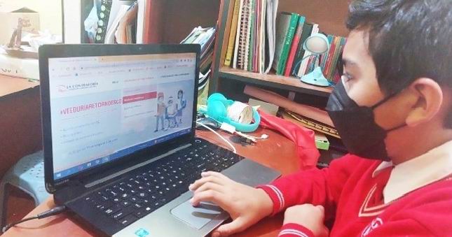 Escolares de Pasco apoyarán en supervisión de limpieza de parques públicos con veeduría del programa de Auditores Juveniles de Contraloría
