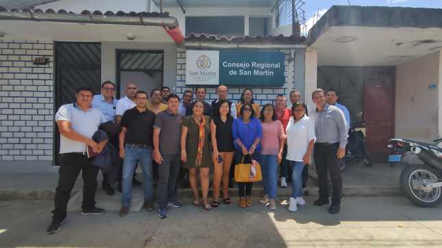 Foto con el Consejo Regional
