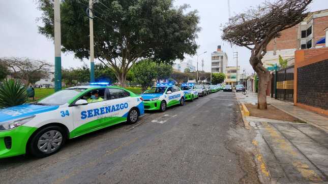 Policías y serenos patrullan zonas de alta incidencia delictiva en Santiago de Surco