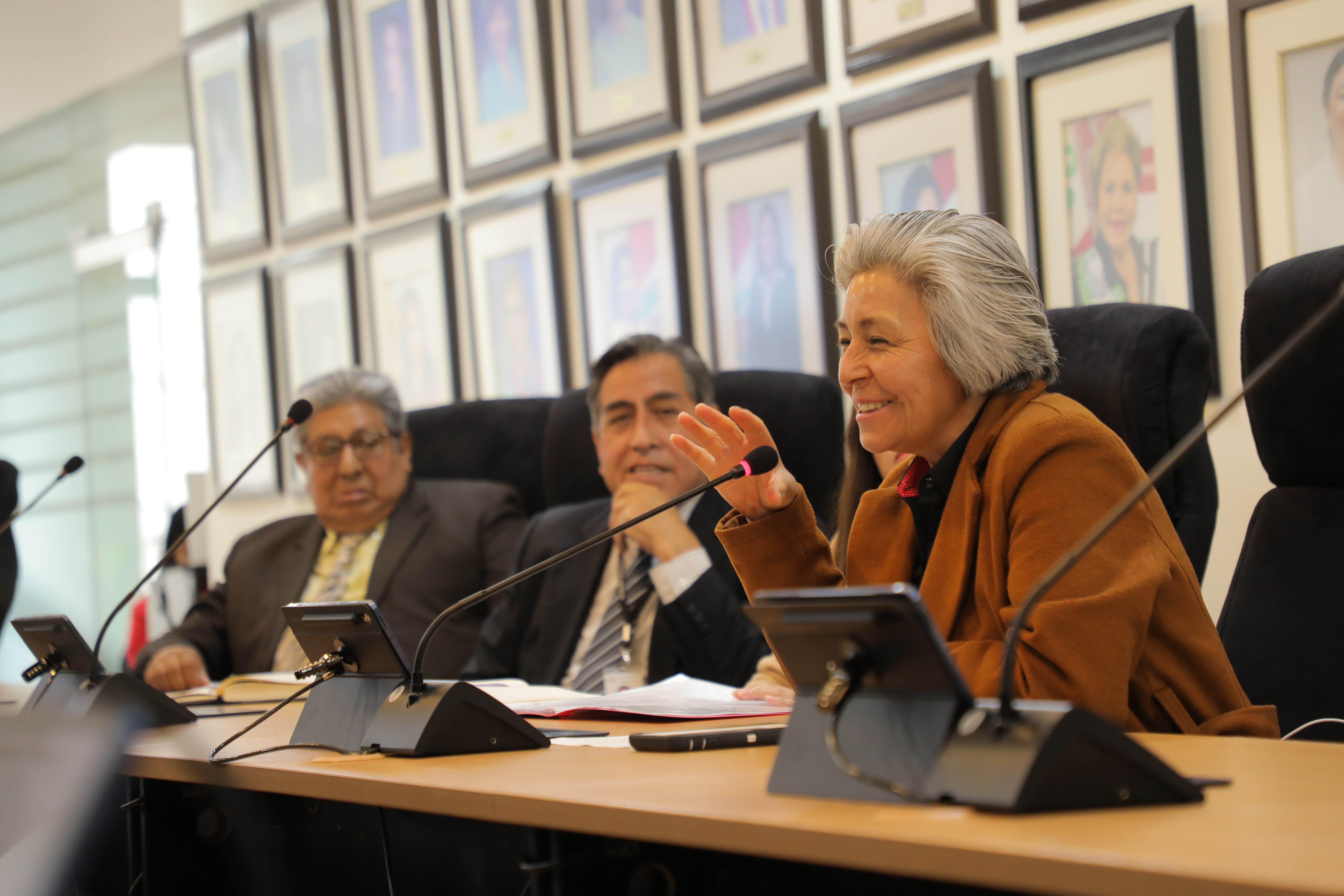 reunión de la viceministra Cecilia Barbieri