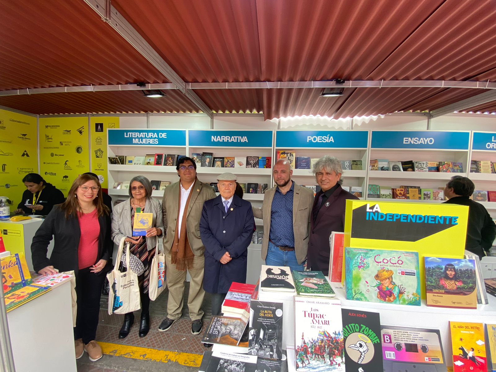 Ministerio de Cultura presente en la Feria del Libro Ricardo Palma con estand colectivo La Independiente