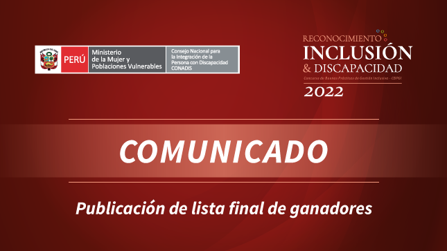 Gráfica sobre el concurso con la relación de ganadores