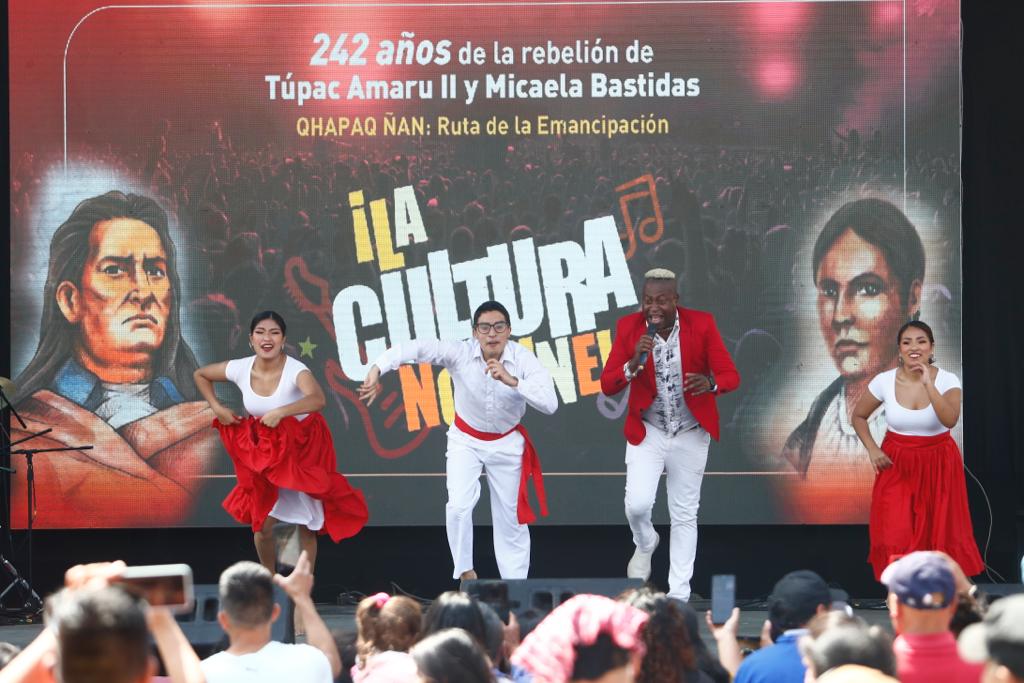 Ministra de Cultura participó de la conmemoración del 242 aniversario de la Rebelión de Túpac Amaru y Micaela Bastidas