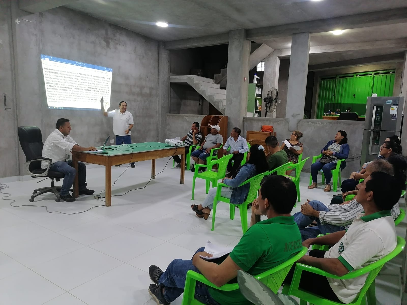 Reunión de coordinación para establecer el próximo acuerdo MERESE en el Área de Conservación Regional Cordillera Escalera