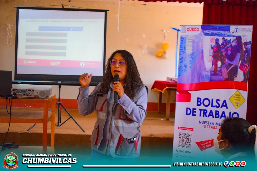JÓVENES CHUMBIVILCANOS SON CAPACITADOS EN TEMAS DE INSERCIÓN LABORAL Y FORMALIZACIÓN DE LA MINERÍA ARTESANAL