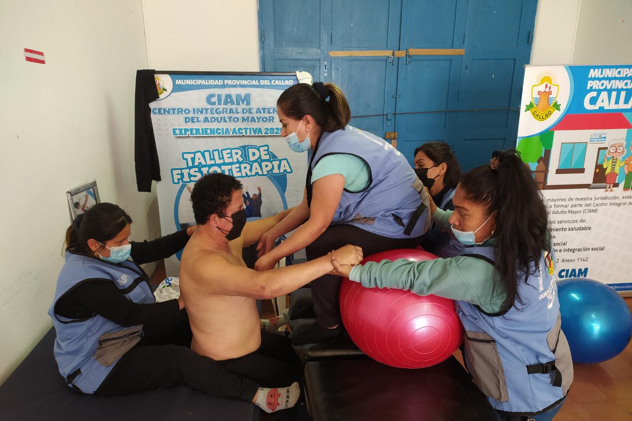 OMAPED Callao intensifica atención en su programa de rehabilitación, terapia física y psicológica