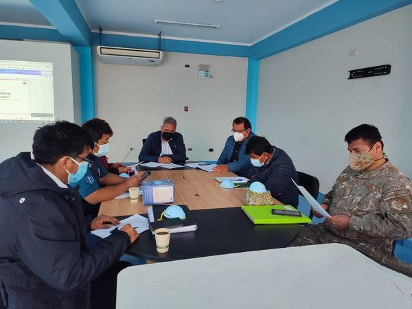 Integrantes de la Plataforma de Defensa Civil sostuvieron una importante reunión