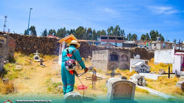 ANTE PROXIMIDAD DE LA FESTIVIDAD DE TODOS LOS SANTOS LA COMUNA PROVINCIAL, REALIZÓ EL MANTENIMIENTO Y ACONDICIONAMIENTO DEL CEMENTERIO GENERAL DE SANTO TOMÁS