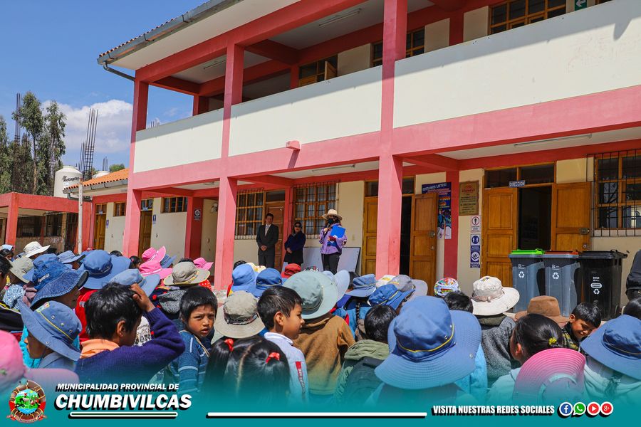 I concurso ambiental “Ecocolegio, tu acción tiene eco” organizado por el programa educa de la comuna provincial de Chumbivilcas