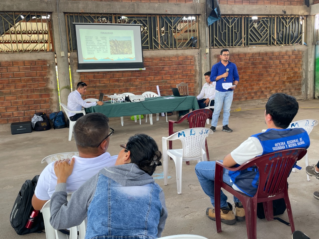 Reunión del Proyecto de Ordenamiento Agro Territorial en Shatoja