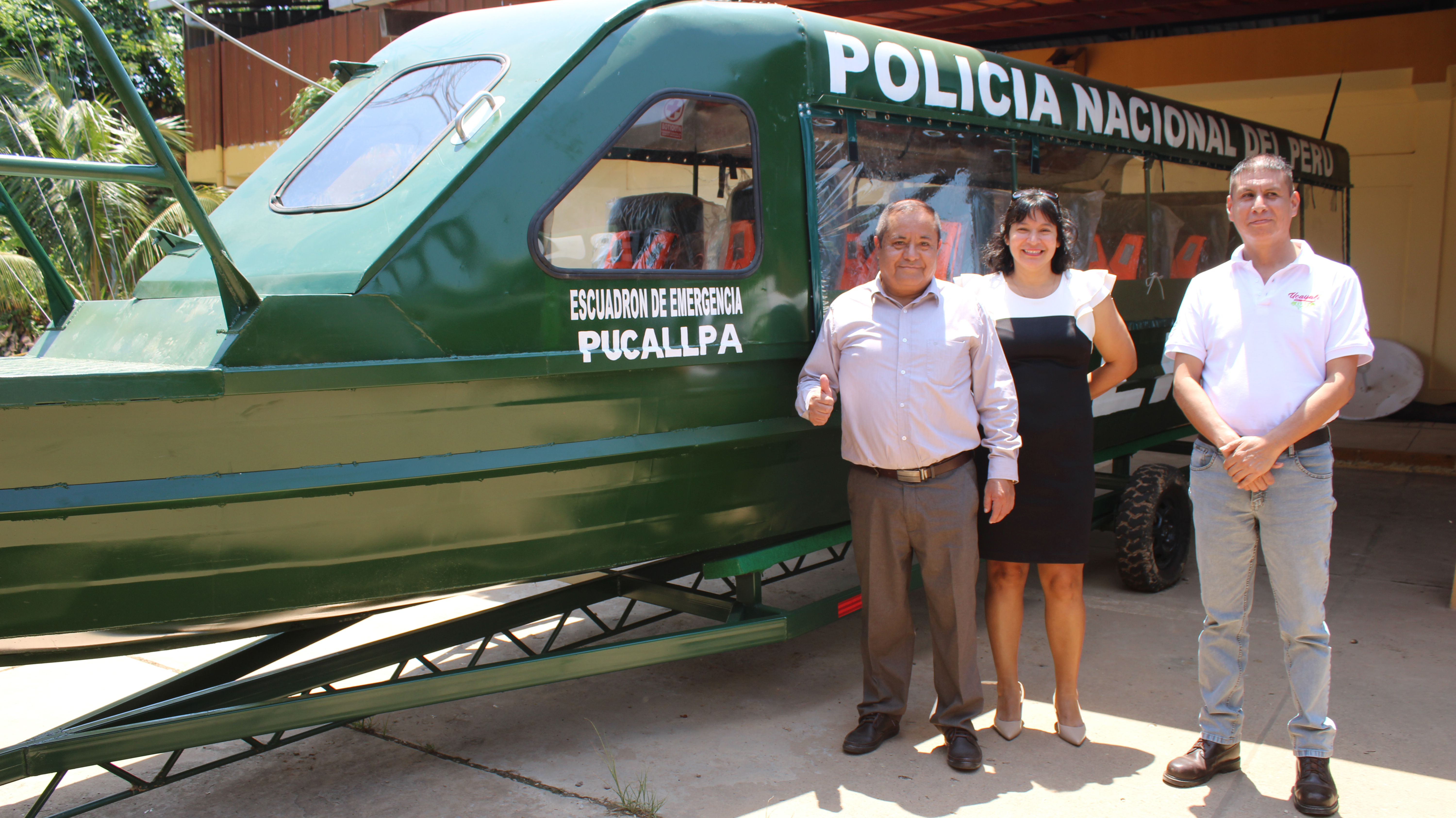 Gobierno Regional de Ucayali recepcionó 12 deslizadores para equipar a la Policía Nacional
