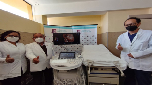 Hospital Santa Rosa Adquiere nuevo Ecógrafo 4D