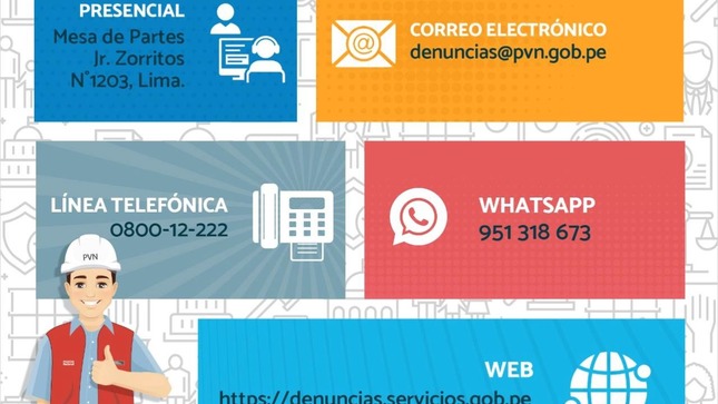 Provías Nacional dispone de cinco 5 canales a disposición de los ciudadanos o trabajadores de la entidad, para comunicar cualquier acto irregular o presunto delito de corrupción, garantizándose la reserva de su identidad y de ser el caso, podrán solicitar la aplicación de una medida de protección.
