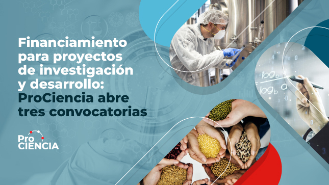 Nuevas convocatorias de Prociencia 