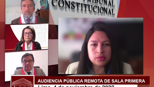 Audiencia de Sala Primera del TC, 4 de noviembre de 2022