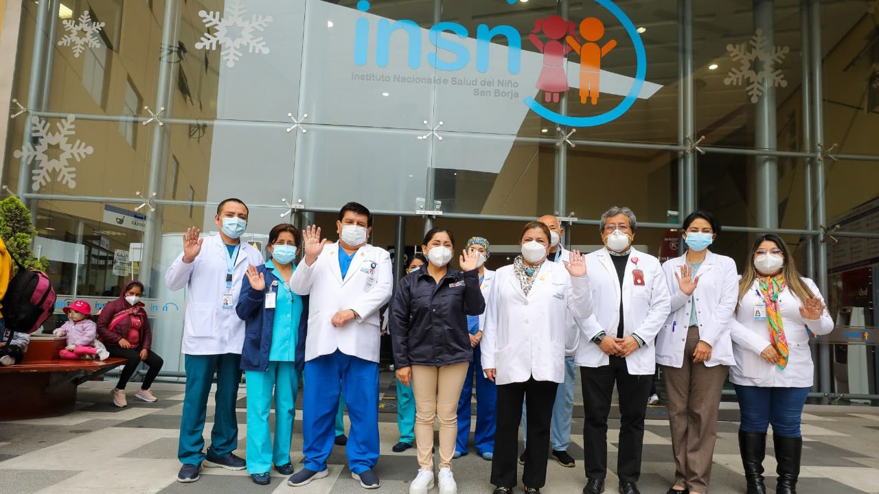 Ministra de Salud realizó visita inopinada al Instituto Nacional de Salud del Niño San Borja