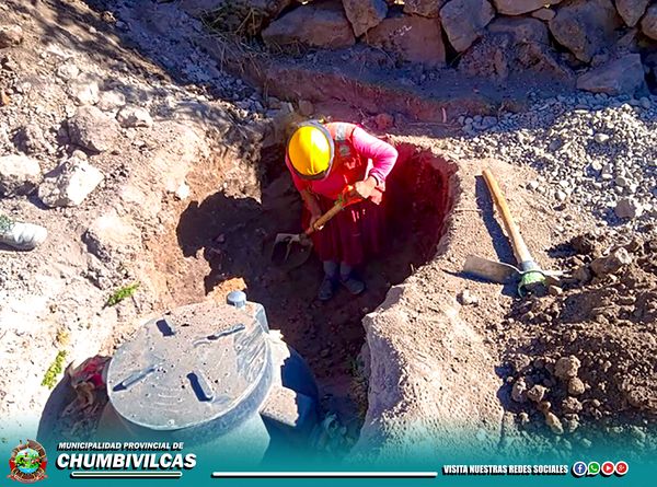 CONSTRUCCIÓN DEL PROYECTO “MEJORAMIENTO Y AMPLIACIÓN DEL SERVICIO DE AGUA POTABLE Y DISPOSICIÓN SANITARIA DE EXCRETAS EN EL ANEXO CCOCHANI DE MOSCCO, SE ENCUENTRA AL 60% DE SU EJECUCIÓN