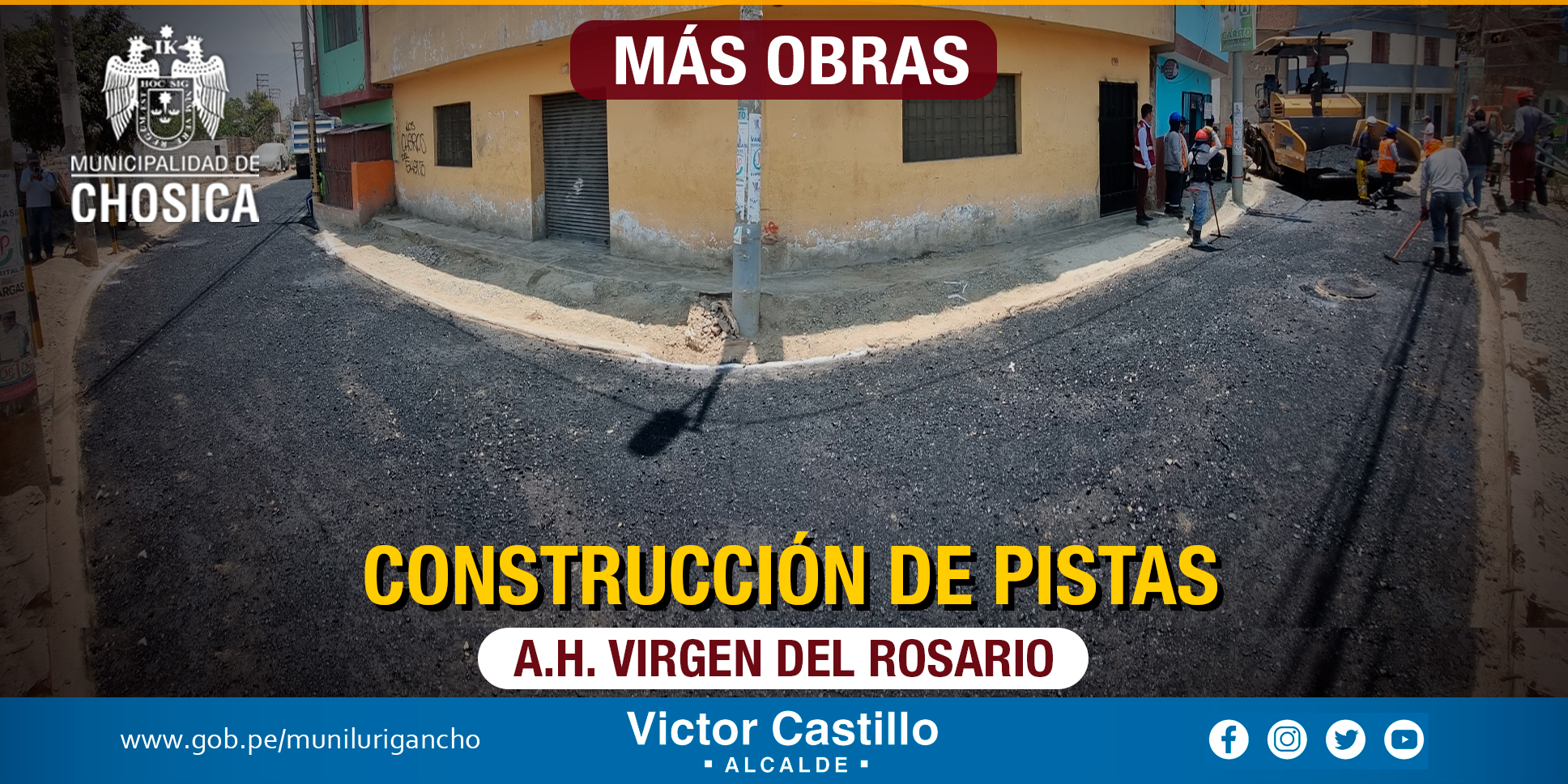 Construcción de pistas en el  A.H Virgen Del Rosario