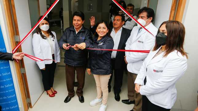 Presidente y ministra de Salud