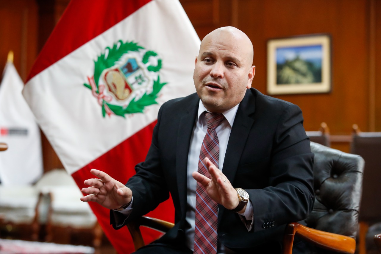 Ministro de Trabajo Alejandro Salas