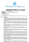 Vista preliminar de documento ORDENANZA MUNICIPAL N° 817-CMPC.pdf