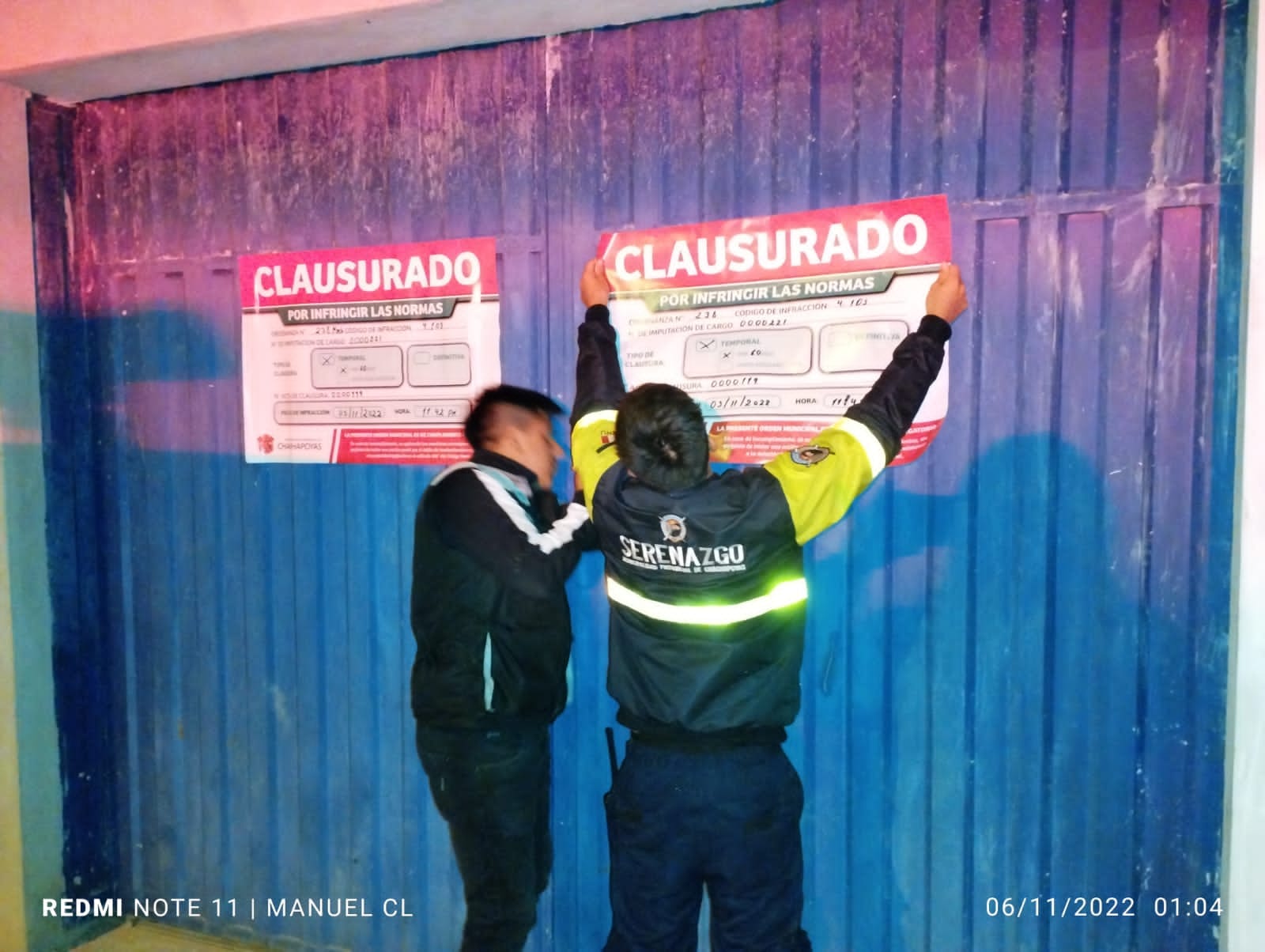 Intervención a discoteca clandestina en San Carlos de Murcia