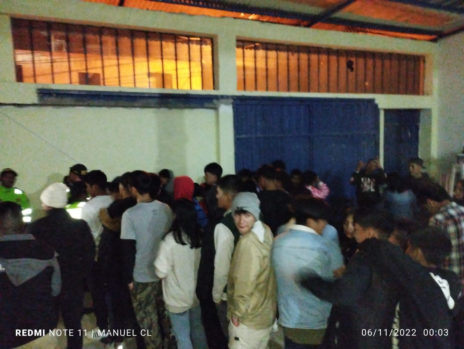 Intervención a discoteca clandestina en San Carlos de Murcia